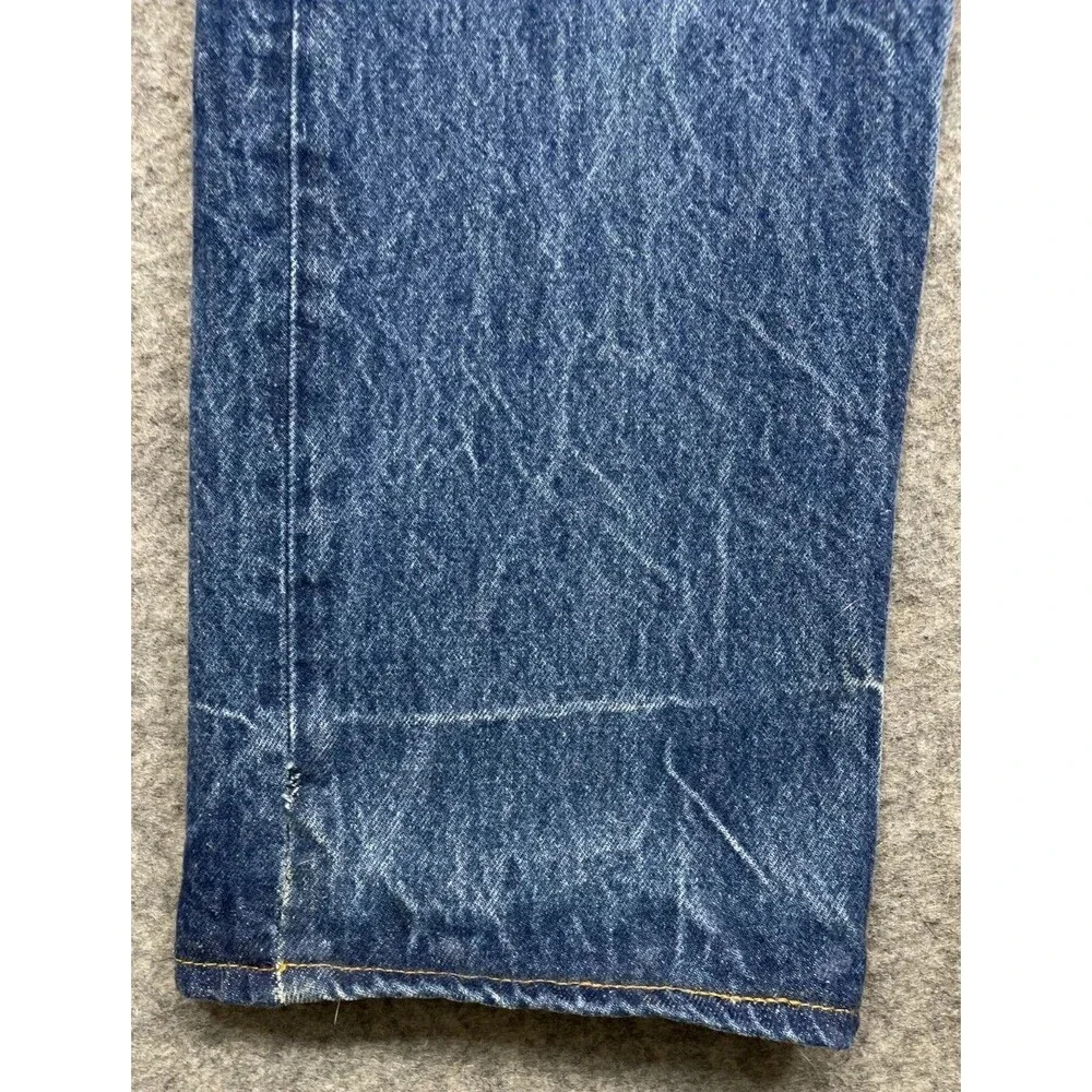 Vintage Levi's 501xx Jeans Mens 34x30 Blue Distressed USA 90s Button Fly Levis